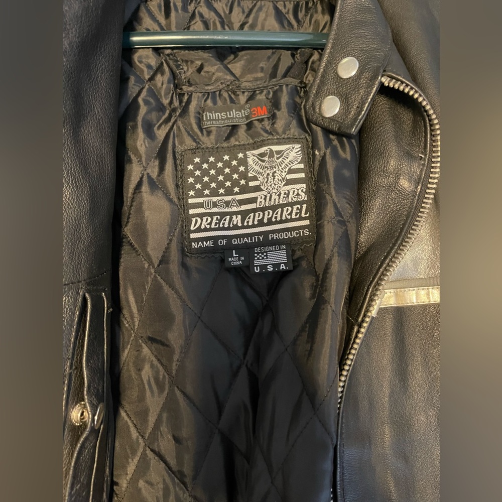 Leather Biker Jacket - Picture 4 of 8